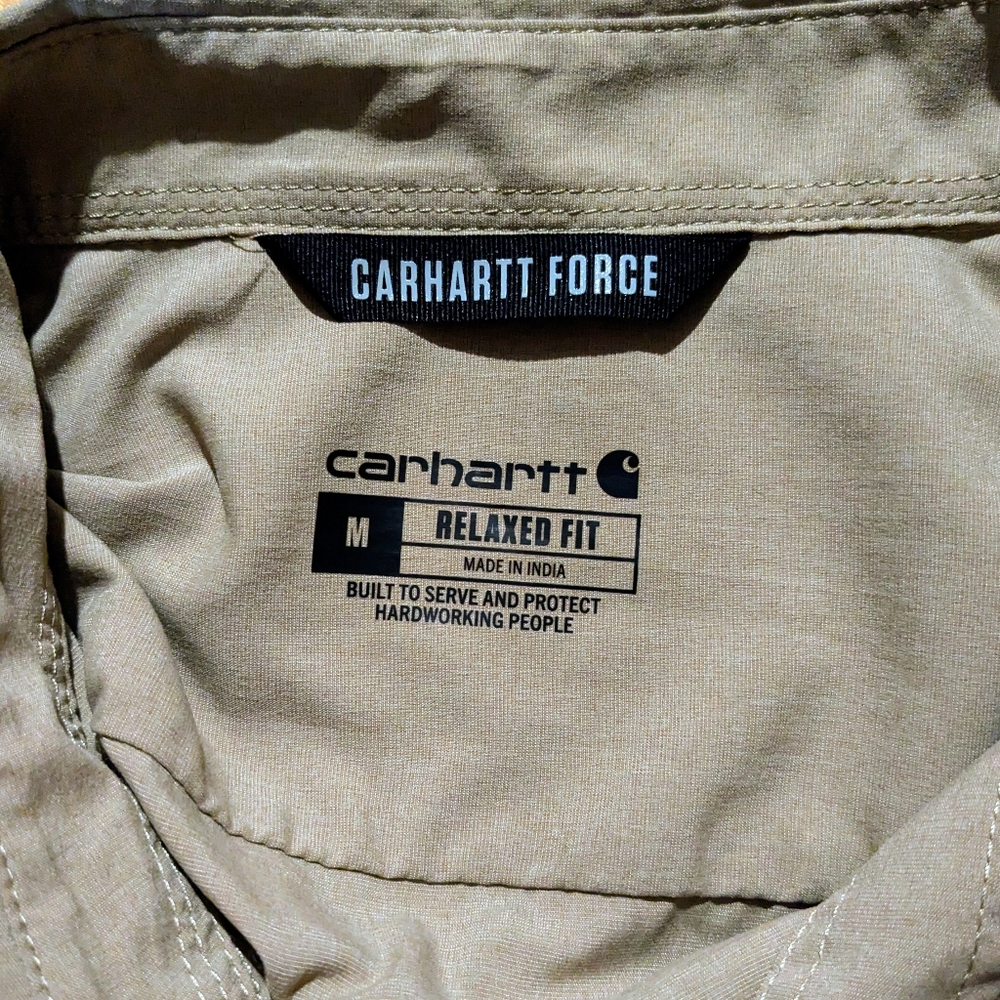 Carhartt Force Lightweight Button Down Work Shirt… - image 4